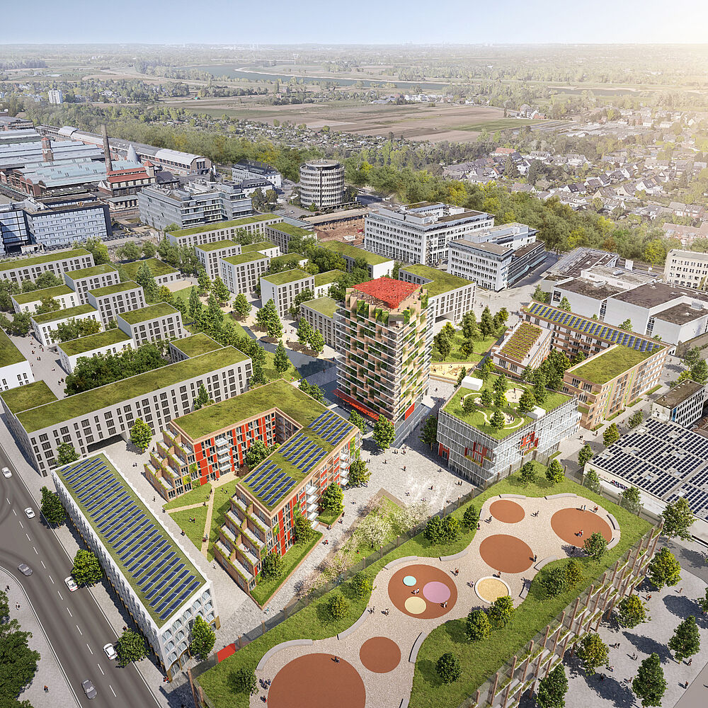 VIERZIG549 Düsseldorf Quartier Düsseldorf Heerdt