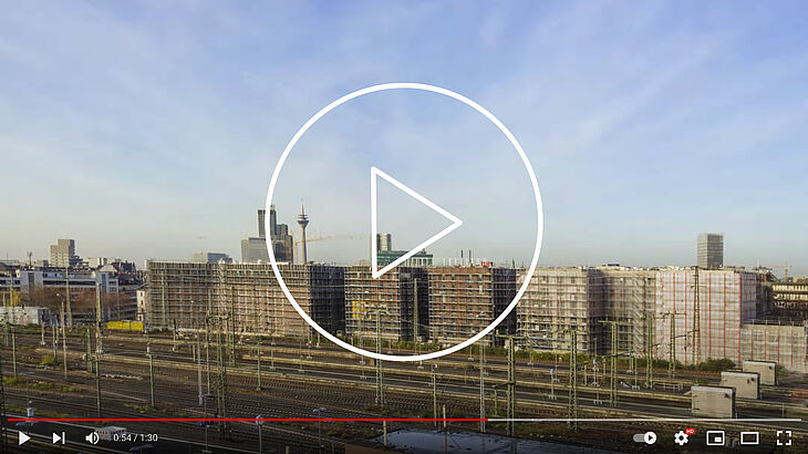 Credits: GBI Holding AG Videoclip Hauptbahnhof Düsseldorf